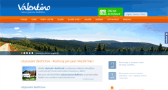 Desktop Screenshot of penzion-valentino.cz